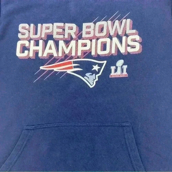 New England Patriots Super Bowl “Brady” Hoodie Size XL - Picture 3 of 6